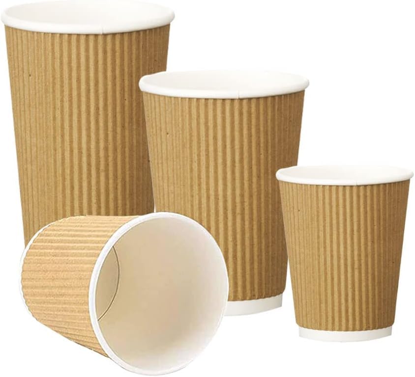 EcoGreenz ripple wall paper cups for cafes