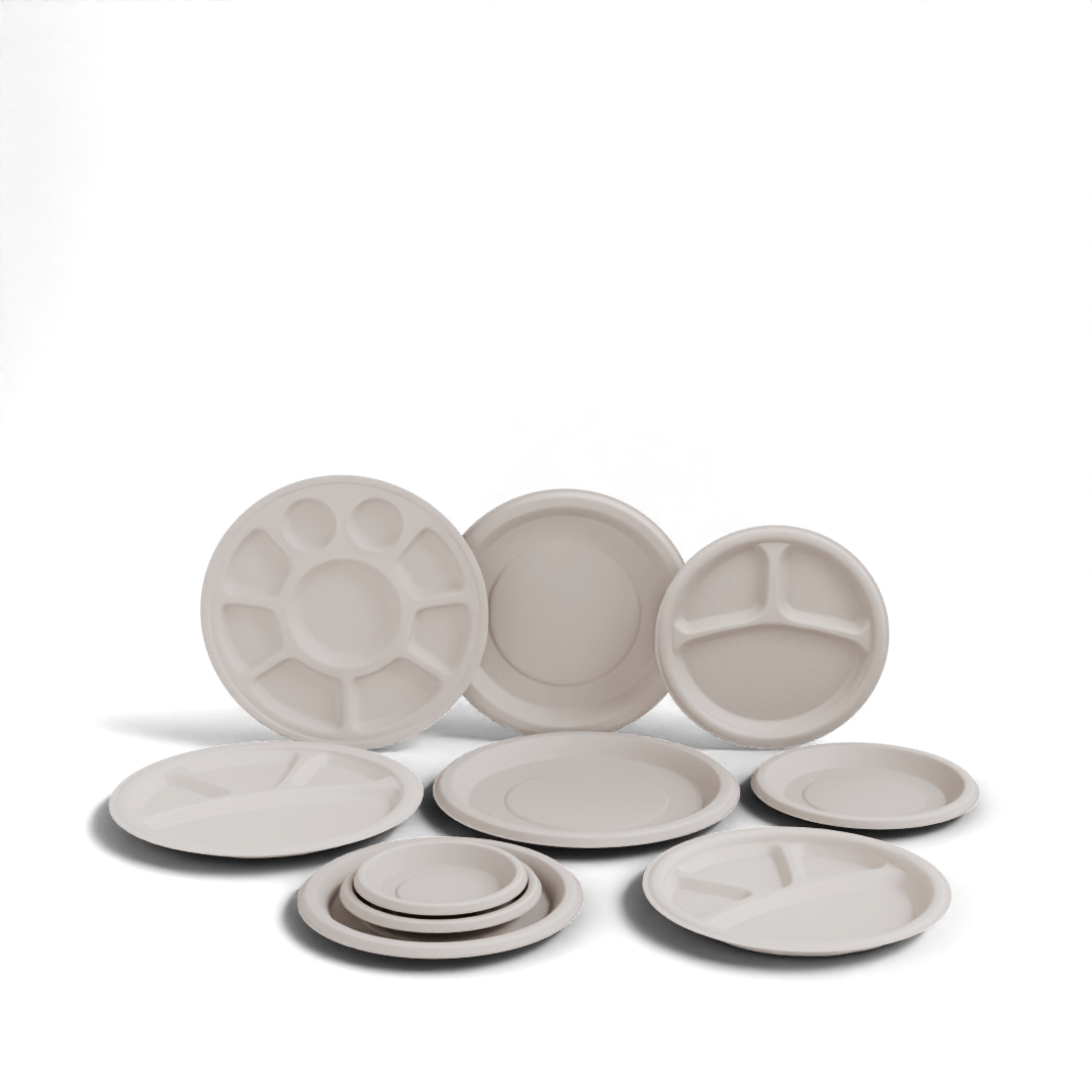 Round Plates - EcoGreenz
