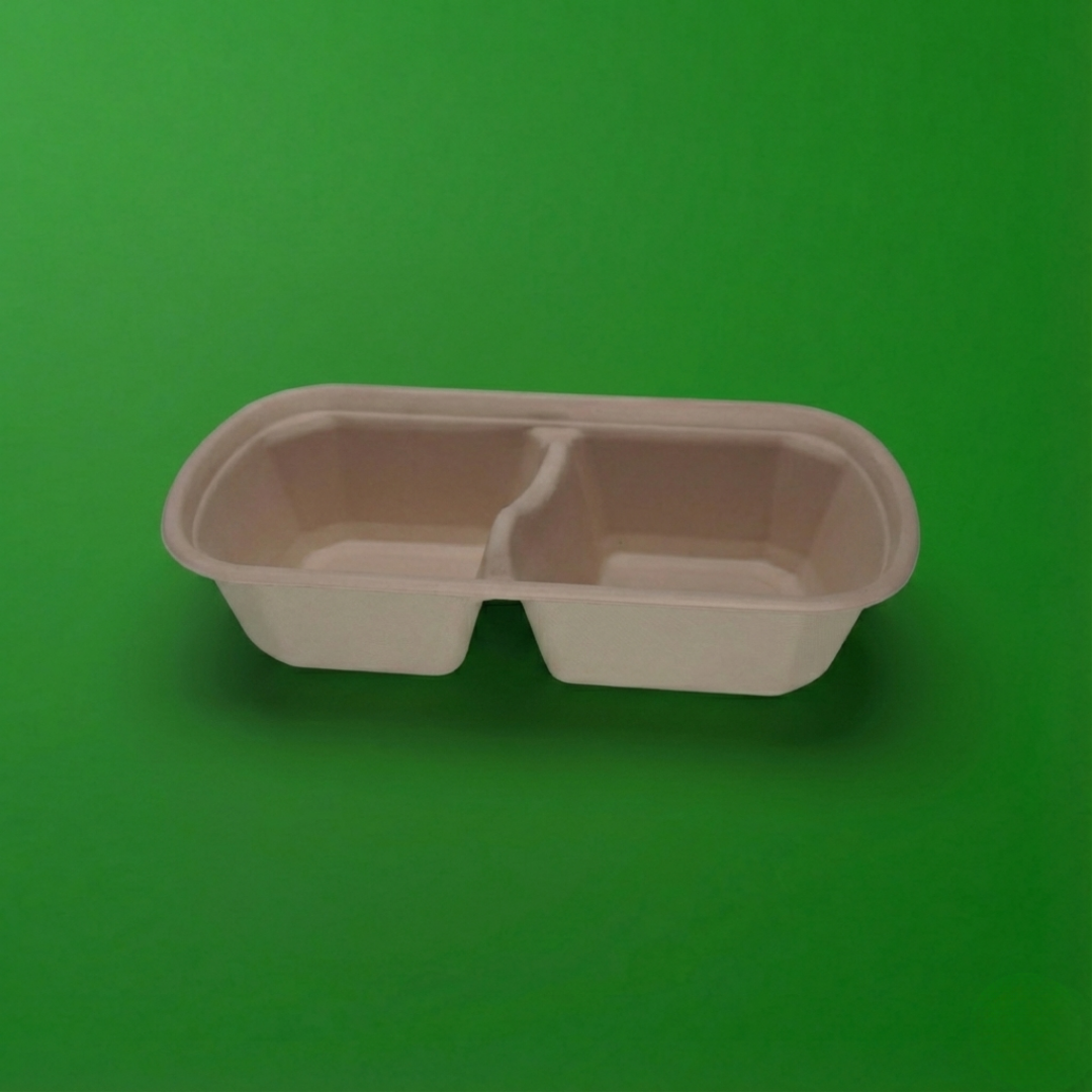 1000 ML 2 CP Rectangular Container With Lid