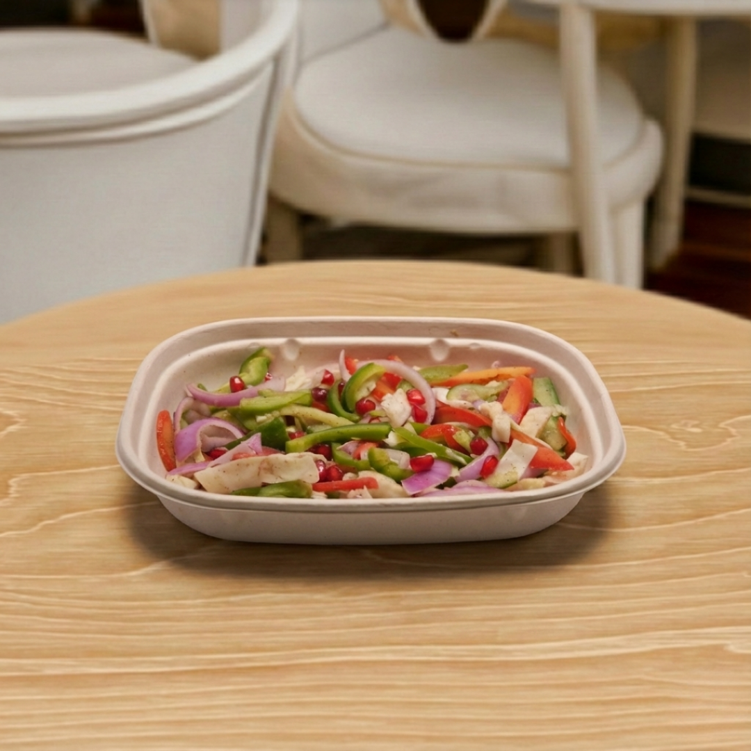 1100 ML Rectangular Container With Lid