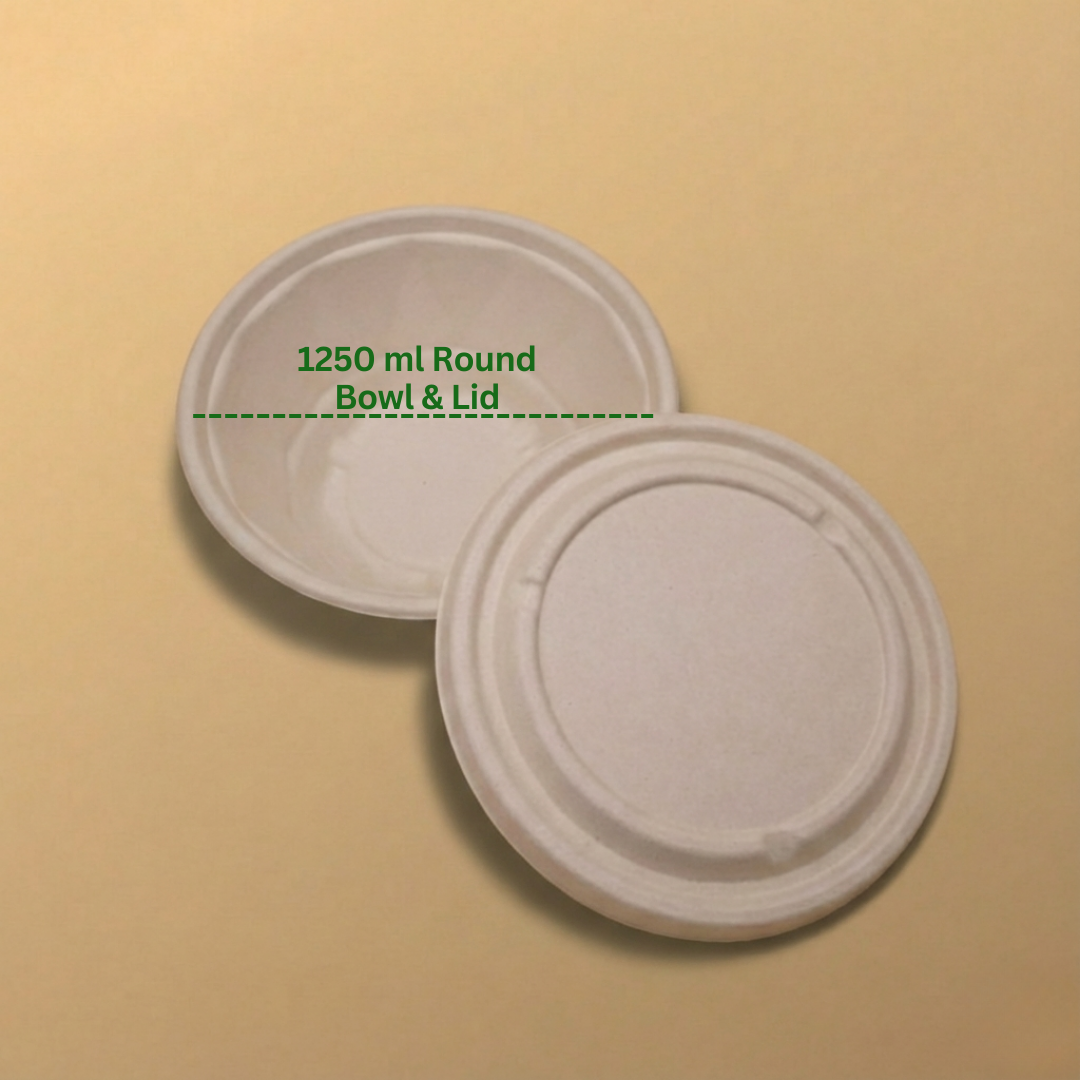 1250 ML Round Container With Lid