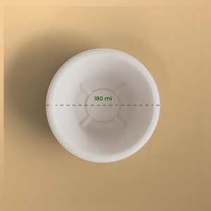 180 ml bowl - Biodegradable sugarcane bagasse bowl
