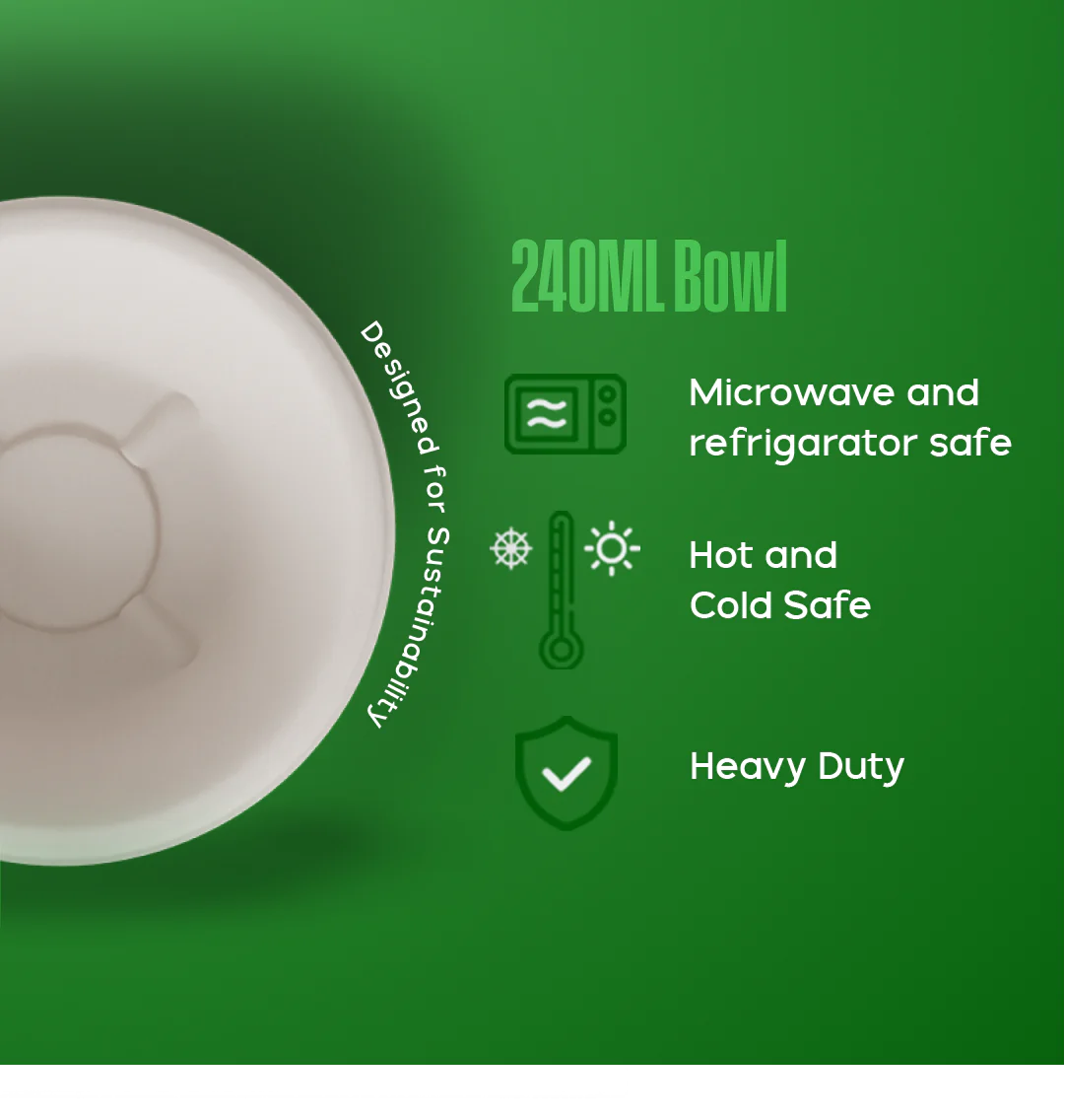 Bagasse bowl, Disposable Bowls, 240 ml Bagasse Bowl, Sugarcane Bagasse Bowl, Eco Friendly bowl,