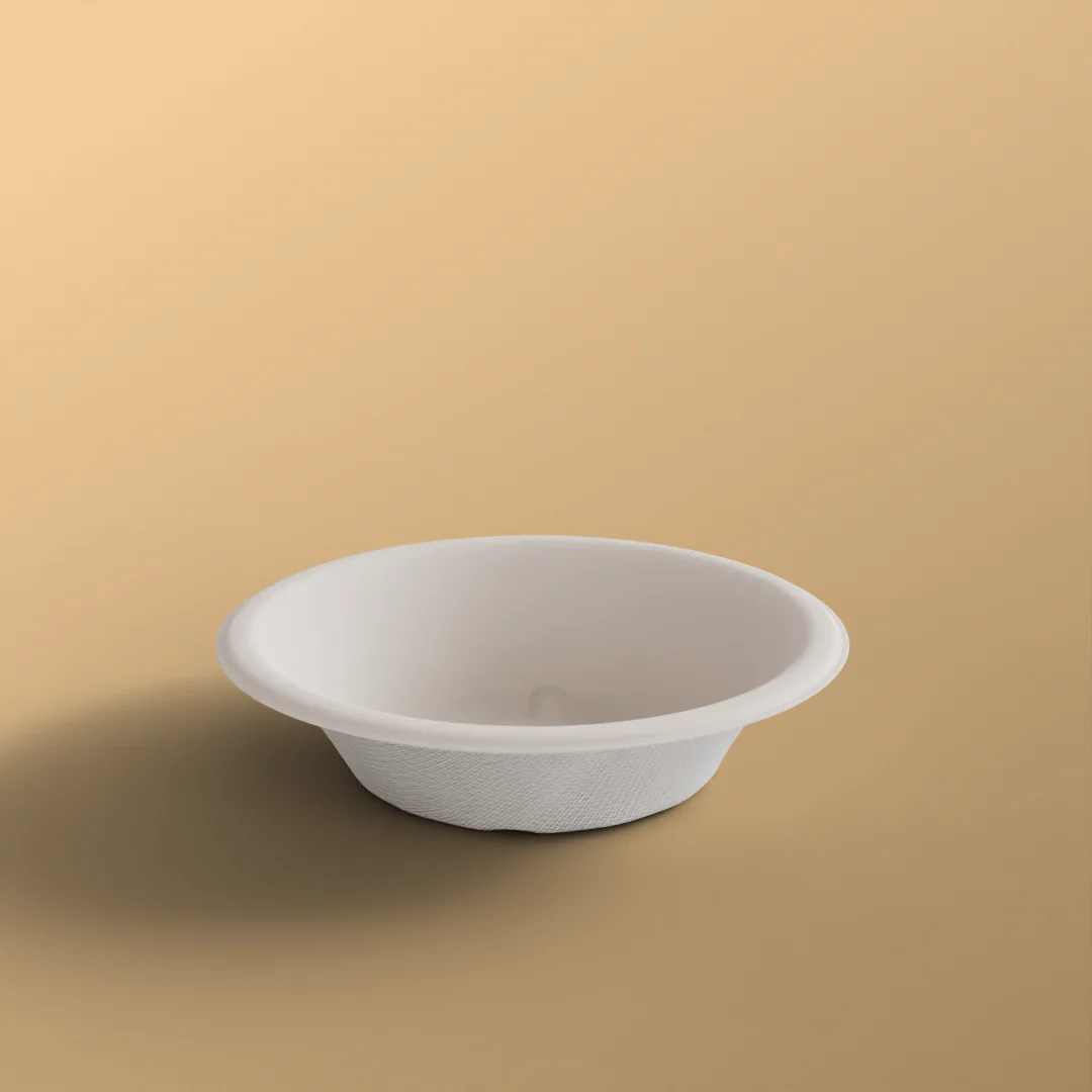 Bagasse bowl, Disposable Bowls, 240 ml Bagasse Bowl, Sugarcane Bagasse Bowl, Eco Friendly bowl,