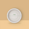 7 inch Paper Plate, Use and throw Paper Plates, Best Disposable Plates, Bagasse Plates Wholesale, 