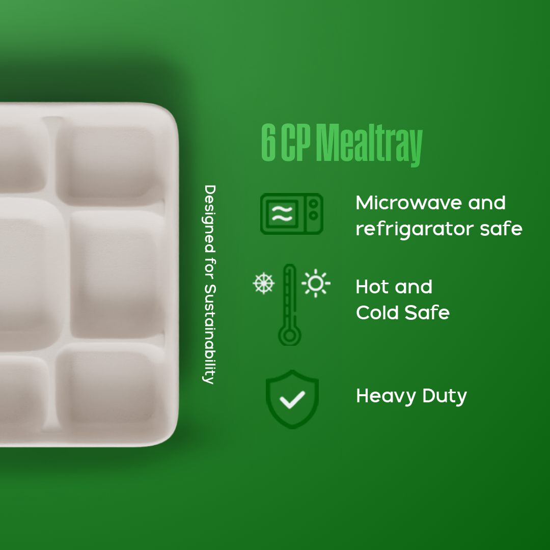 6 CP MEAL TRAY