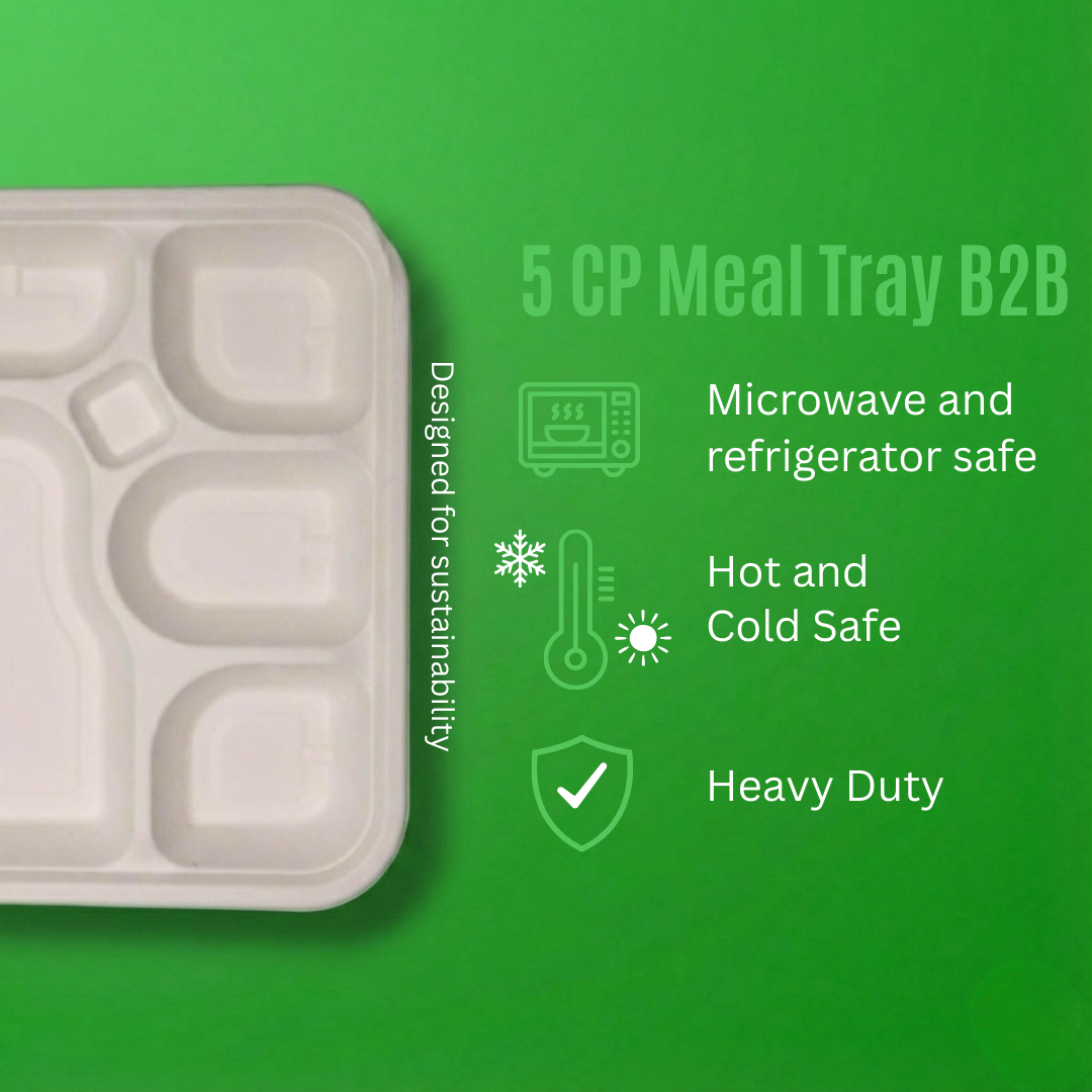 5 CP MEAL TRAY B2B LID (ANTI LEAK)