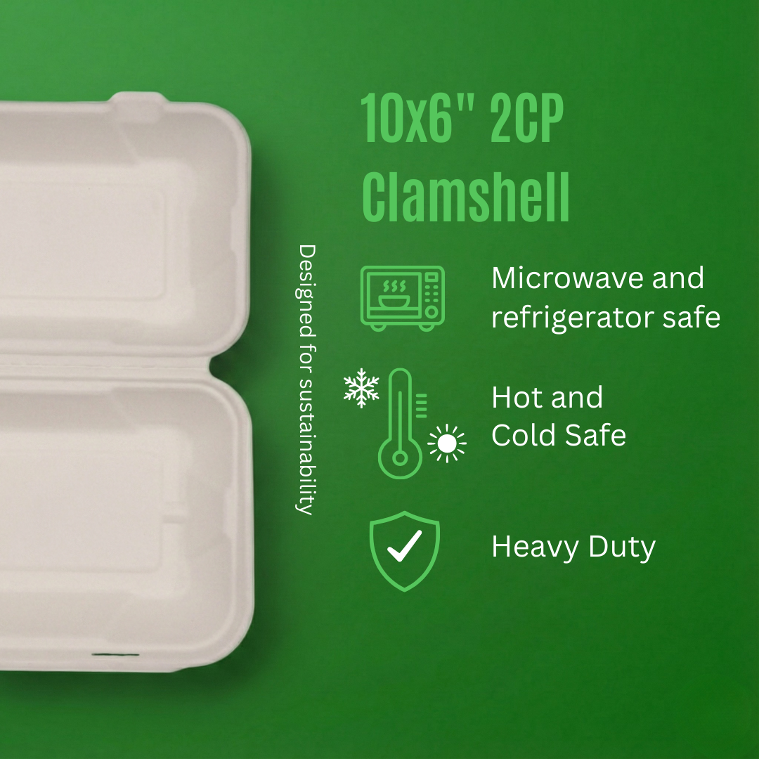 CLAMSHELL 10X6 2 CP