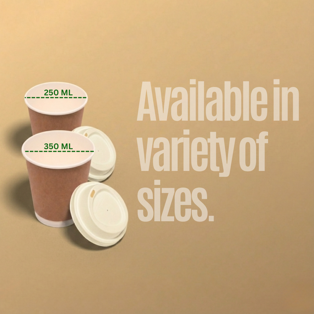250 ml Double Paper Cup With Lid