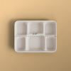 Bagasse Meal Tray, Eco friendly meal tray, compartment meal tray, CP Meal trays, Bagasse trays,	