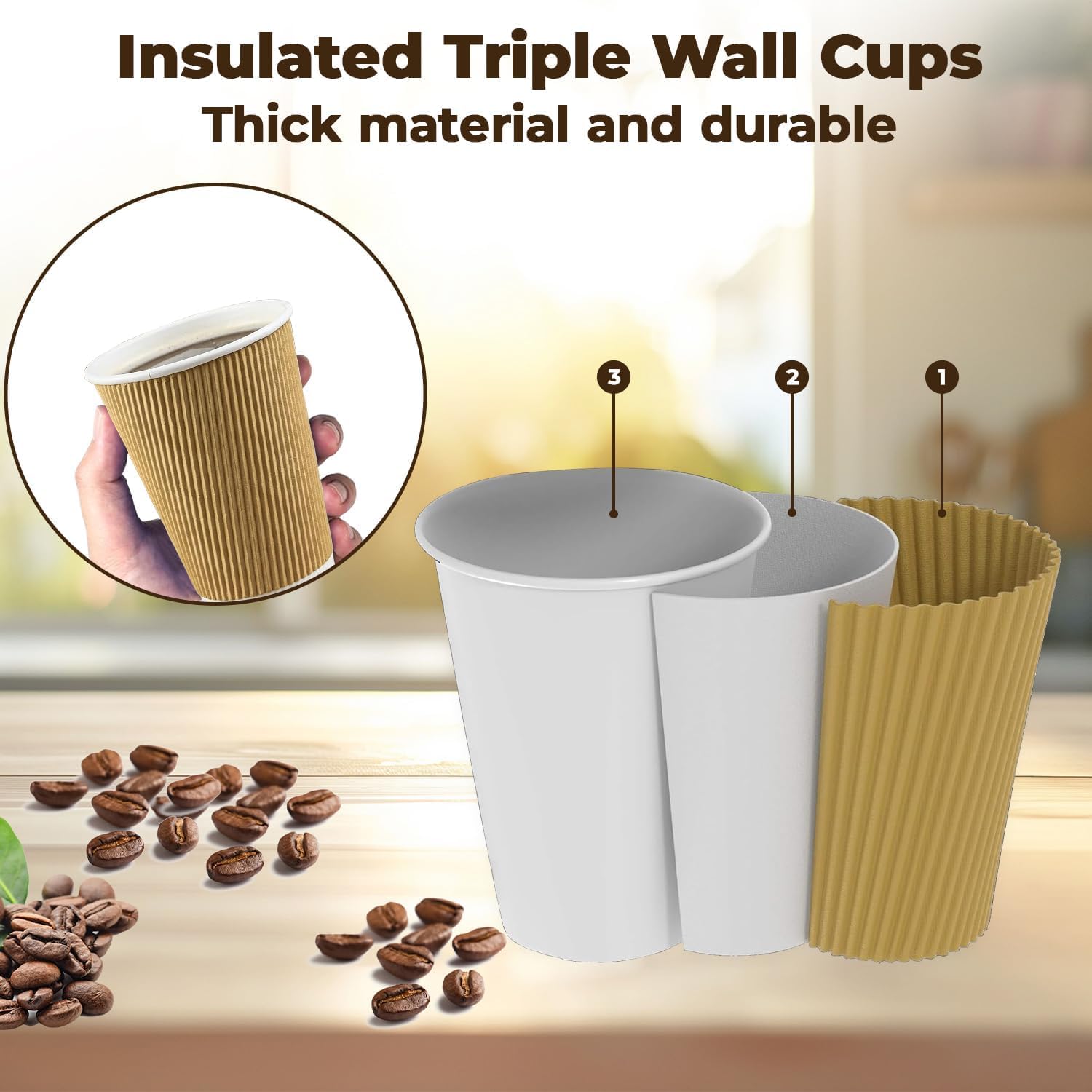 120 ml Ripple Paper Cup